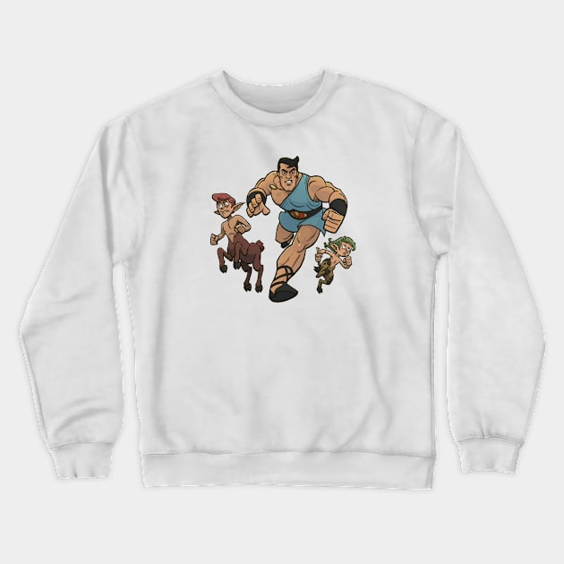 The Mighty Hercules Crewneck Sweatshirt by DCMiller01
